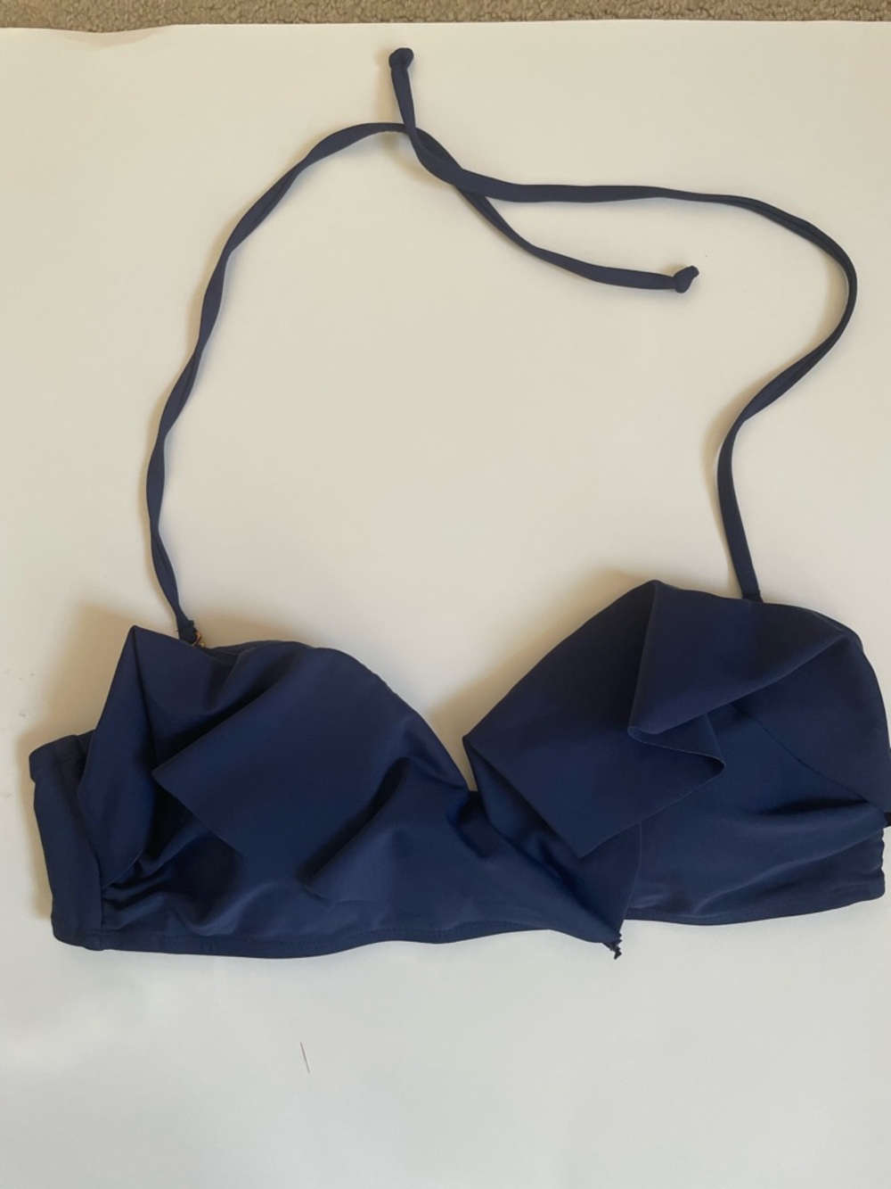 Nicole Miller Bikini Set Navy High Waisted Swimsuit Size Large - Picture 12 of 12